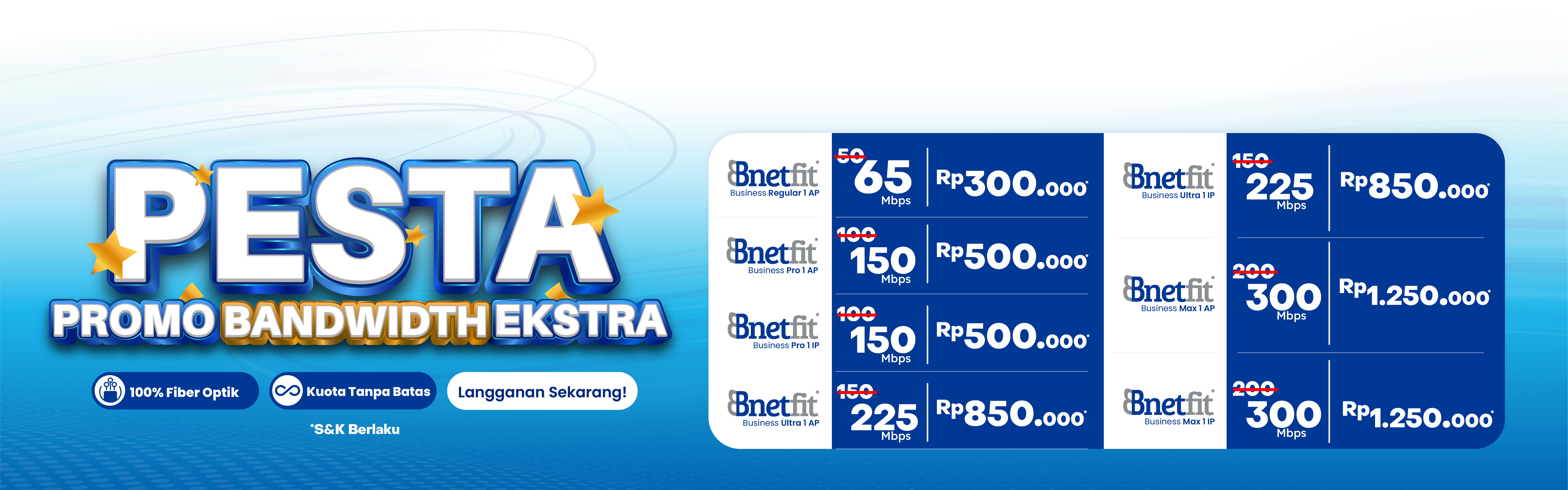 Promo Bandwidth Ekstra (PESTA)